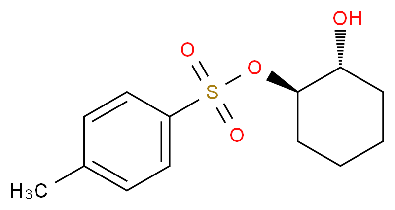 反式-2-羟基环己基对甲苯磺酸酯_分子结构_CAS_15051-90-8)