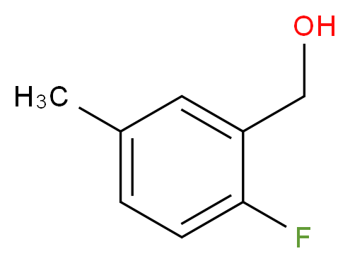 2-Fluoro-5-methylbenzyl alcohol_分子结构_CAS_64977-30-6)