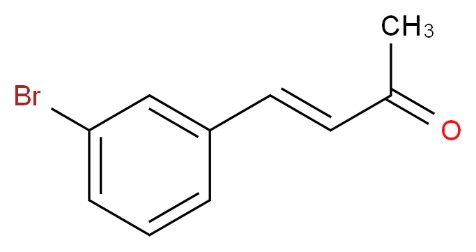 (3E)-4-(3-bromophenyl)but-3-en-2-one_分子结构_CAS_65300-30-3
