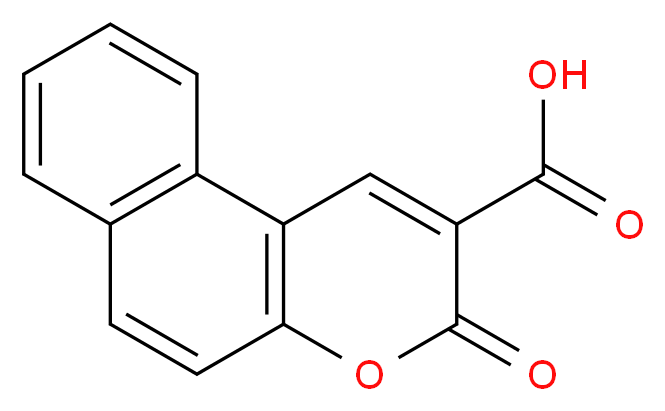 3-Oxo-3H-benzo[f]chromene-2-carboxylic acid_分子结构_CAS_4361-00-6)