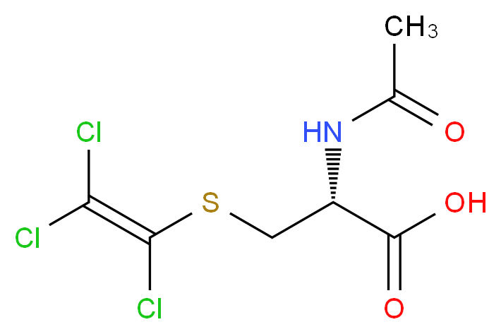 N-Acetyl-S-(trichlorovinyl)-L-cysteine_分子结构_CAS_111348-61-9)