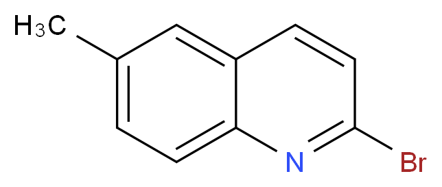 2-bromo-6-methylquinoline_分子结构_CAS_302939-86-2