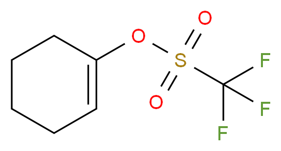 1-环状己烯三氟甲烷磺酸_分子结构_CAS_28075-50-5)