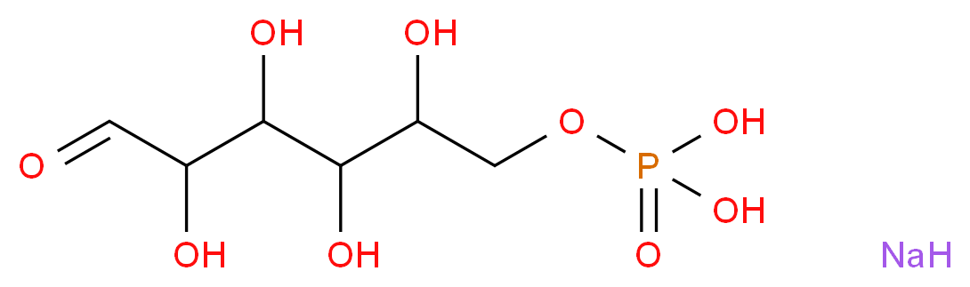 D-Mannose 6-phosphate sodium salt_分子结构_CAS_70442-25-0)