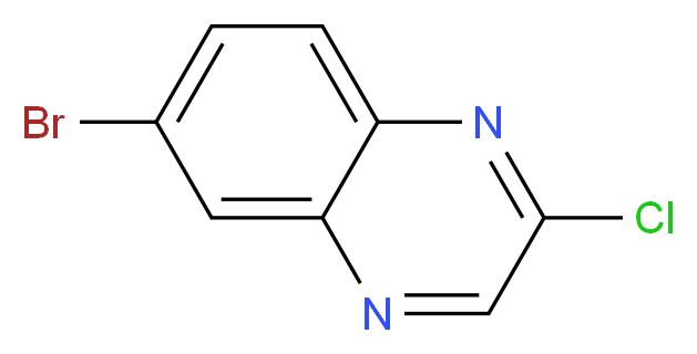 6-Bromo-2-chloroquinoxaline_分子结构_CAS_55687-02-0)