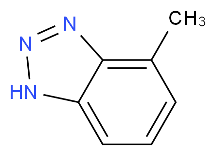 4-methyl-1H-1,2,3-benzotriazole_分子结构_CAS_29878-31-7