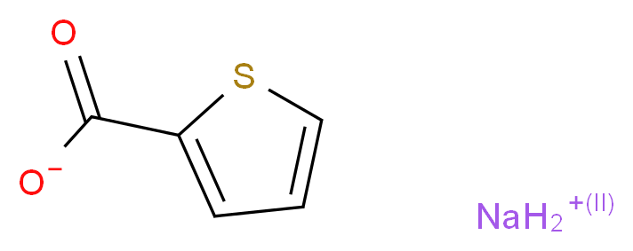 sodium thiophene-2-carboxylate_分子结构_CAS_25112-68-9