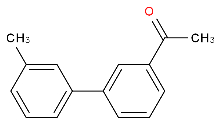 1-(3'-Methyl[1,1'-biphenyl]-3-yl)ethanone_分子结构_CAS_)