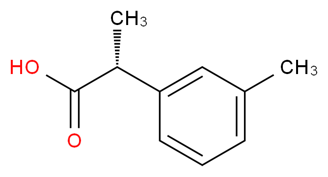 (R)-2-m-Tolyl-propionic acid_分子结构_CAS_213406-28-1)