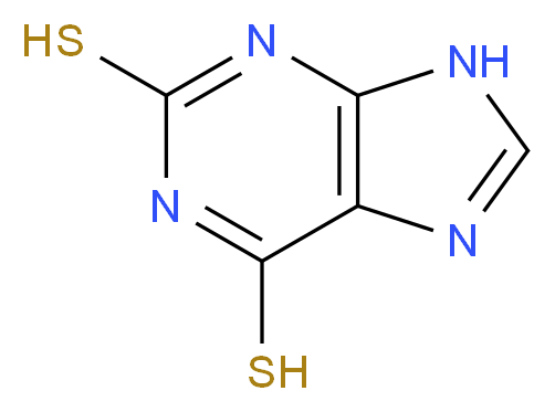 2,6-Dimercaptopurine_分子结构_CAS_5437-25-2)