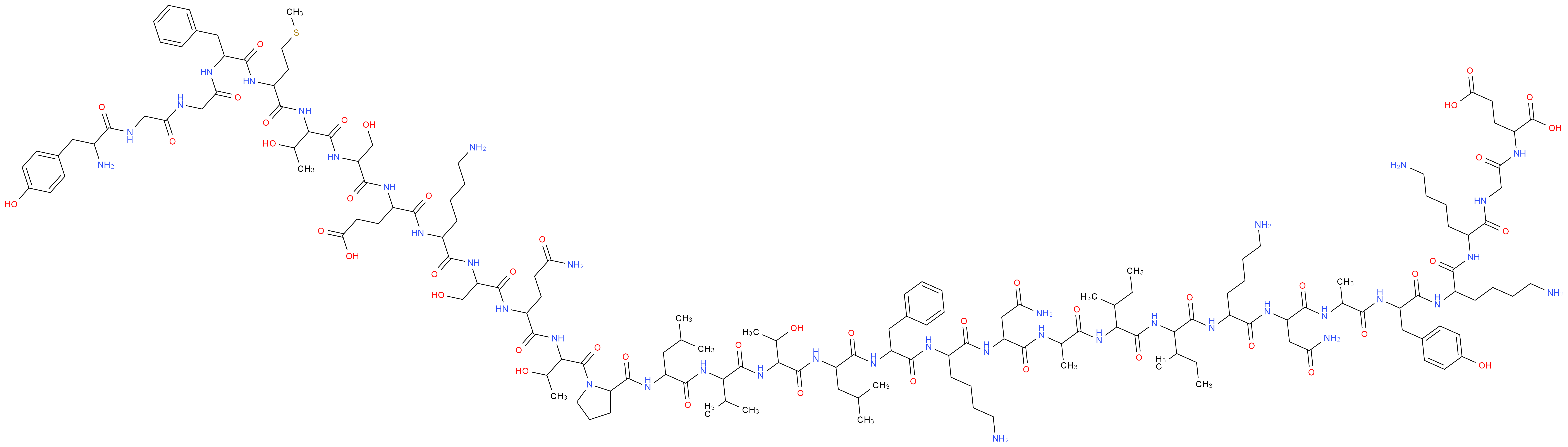 2-[2-(6-amino-2-{6-amino-2-[2-(2-{2-[6-amino-2-(2-{2-[2-(2-{6-amino-2-[2-(2-{2-[2-(2-{[1-(2-{2-[2-(6-amino-2-{2-[2-(2-{2-[2-(2-{2-[2-amino-3-(4-hydroxyphenyl)propanamido]acetamido}acetamido)-3-phenylpropanamido]-4-(methylsulfanyl)butanamido}-3-hydroxybutanamido)-3-hydroxypropanamido]-4-carboxybutanamido}hexanamido)-3-hydroxypropanamido]-4-carbamoylbutanamido}-3-hydroxybutanoyl)pyrrolidin-2-yl]formamido}-4-methylpentanamido)-3-methylbutanamido]-3-hydroxybutanamido}-4-methylpentanamido)-3-phenylpropanamido]hexanamido}-3-carbamoylpropanamido)propanamido]-3-methylpentanamido}-3-methylpentanamido)hexanamido]-3-carbamoylpropanamido}propanamido)-3-(4-hydroxyphenyl)propanamido]hexanamido}hexanamido)acetamido]pentanedioic acid_分子结构_CAS_61214-51-5