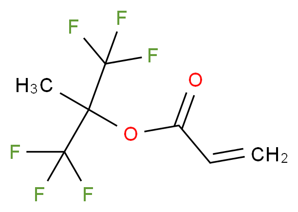 1,1,1,3,3,3-Hexafluoro-2-methylisopropyl acrylate_分子结构_CAS_53038-41-8)