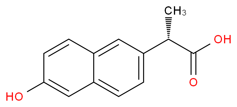O-Desmethylnaproxen_分子结构_CAS_52079-10-4)