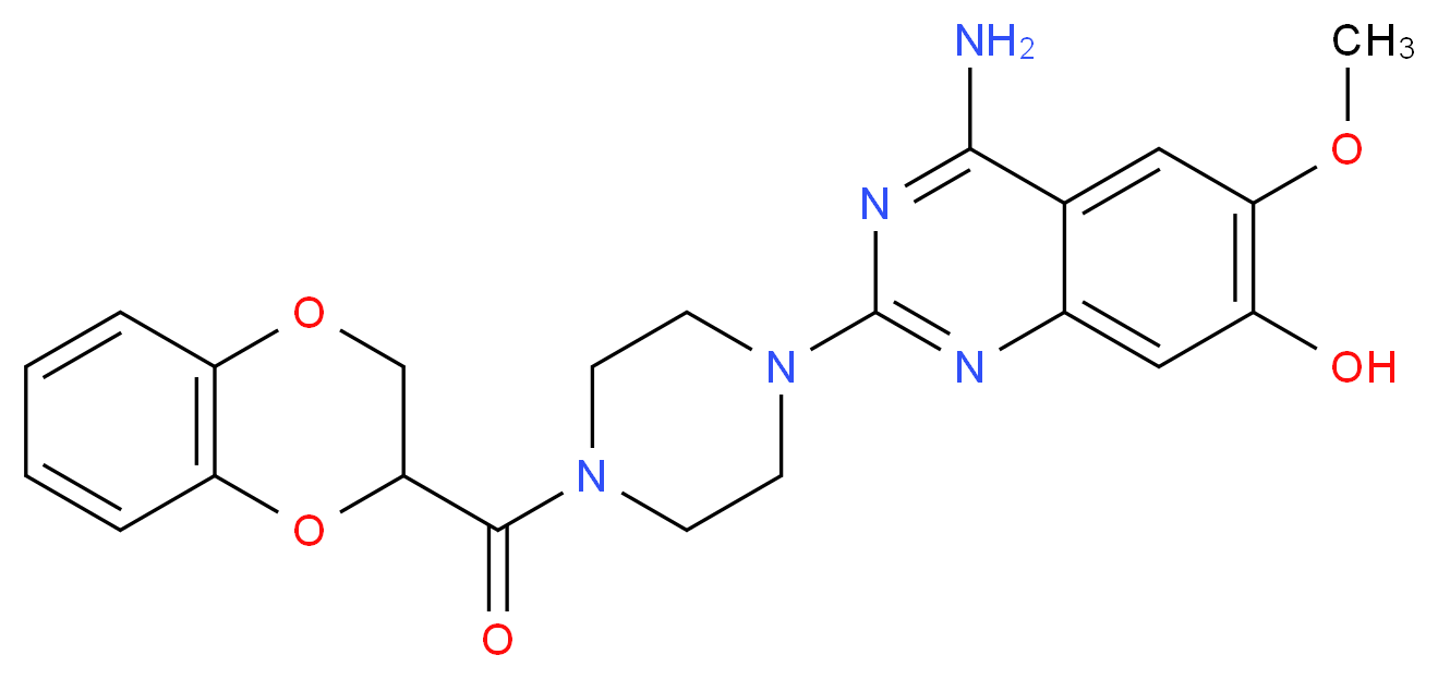 7-Hydroxy Doxazosin_分子结构_CAS_102932-25-2)