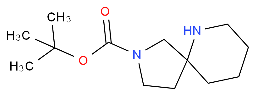 tert-Butyl 2,6-diazaspiro[4.5]decane-2-carboxylate_分子结构_CAS_1086394-55-9)