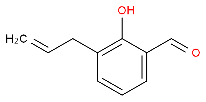 3-烯丙基水杨醛_分子结构_CAS_24019-66-7)