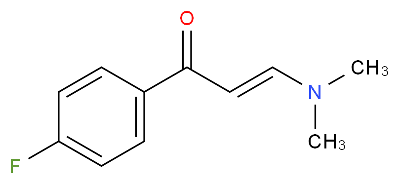 3-Dimethylamino-1-(4-fluorophenyl)-2-propen-1-one_分子结构_CAS_75175-77-8)