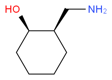 CIS-2-AMINOMETHYL-CYCLOHEXANOL_分子结构_CAS_28250-37-5)