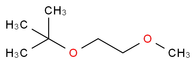 2-(2-methoxyethoxy)-2-methylpropane_分子结构_CAS_66728-50-5