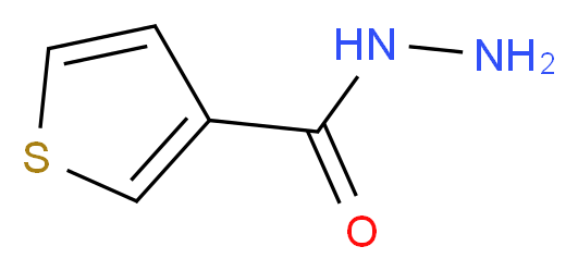 thiophene-3-carbohydrazide_分子结构_CAS_39001-23-5