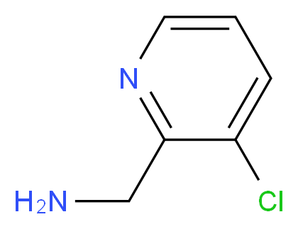 (3-chloropyridin-2-yl)methanamine_分子结构_CAS_500305-98-6)