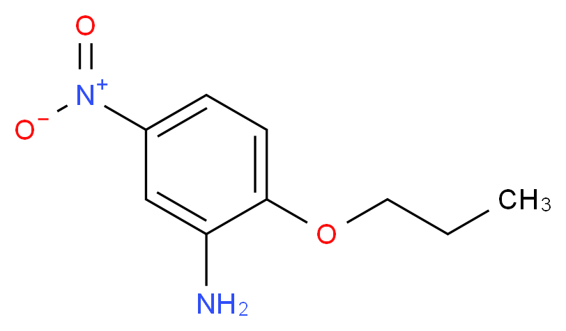 5-Nitro-2-propoxyaniline_分子结构_CAS_553-79-7)