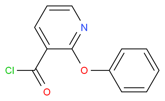 2-phenoxypyridine-3-carbonyl chloride_分子结构_CAS_51362-49-3