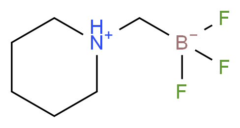 trifluoro(piperidin-1-ium-1-ylmethyl)boranuide_分子结构_CAS_1268340-93-7