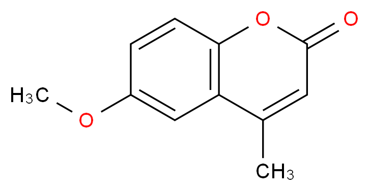 6-Methoxy-4-methylcoumarin_分子结构_CAS_6295-35-8)