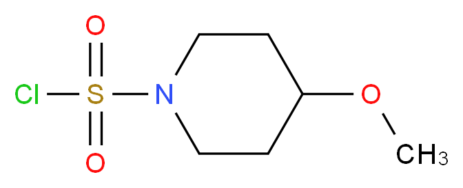 4-methoxy-1-piperidinesulfonyl chloride_分子结构_CAS_355849-73-9)