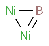 1-bora-2,3-dinickelacycloprop-1-ene_分子结构_CAS_12007-01-1