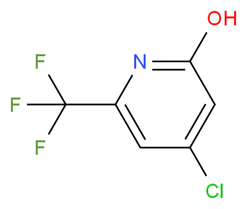 4-chloro-6-(trifluoromethyl)pyridin-2-ol_分子结构_CAS_1196154-31-0)