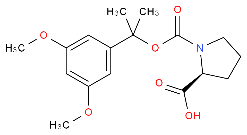Ddz-Pro-OH_分子结构_CAS_39508-08-2)