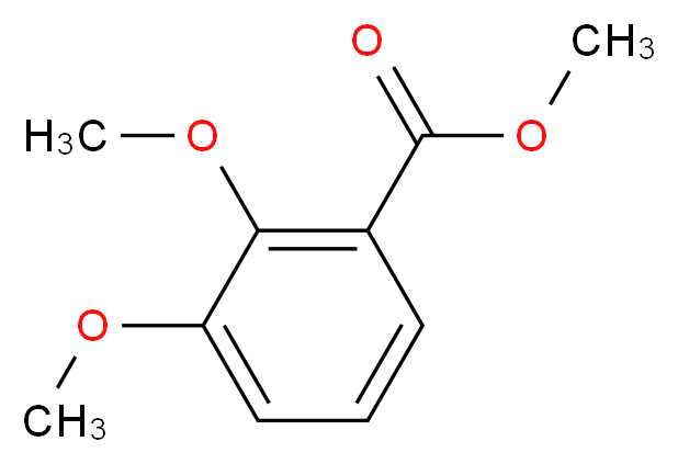 Methyl 2,3-dimethoxybenzoate_分子结构_CAS_2150-42-7)