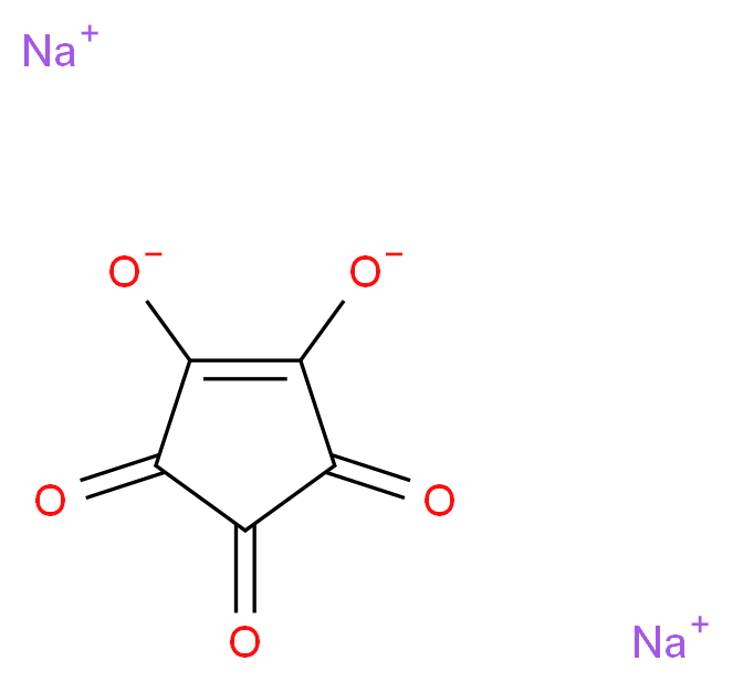 disodium trioxocyclopent-1-ene-1,2-bis(olate)_分子结构_CAS_14379-00-1