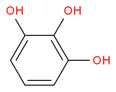 benzene-1,2,3-triol_分子结构_CAS_87-66-1