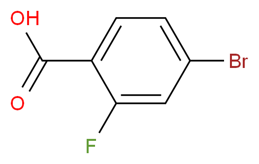 4-Bromo-2-fluorobenzoic acid 98%_分子结构_CAS_112704-79-7)