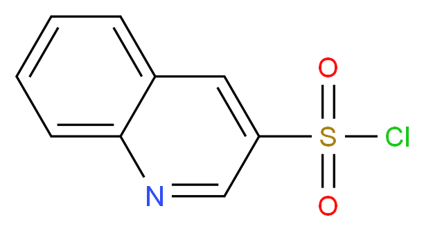 quinoline-3-sulfonyl chloride_分子结构_CAS_159182-40-8