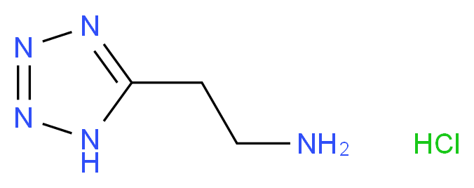 [2-(1H-tetrazol-5-yl)ethyl]amine hydrochloride_分子结构_CAS_)