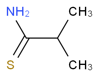 2-methylpropanethioamide_分子结构_CAS_13515-65-6