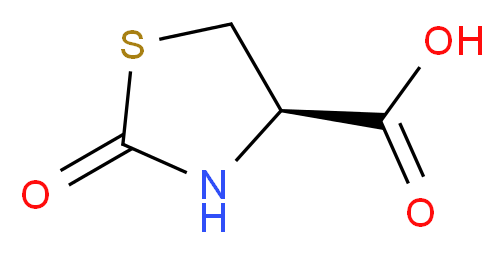 (-)-2-Oxo-4-thiazolidinecarboxylic acid_分子结构_CAS_19771-63-2)
