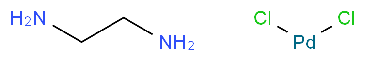 dichloropalladium; ethane-1,2-diamine_分子结构_CAS_15020-99-2