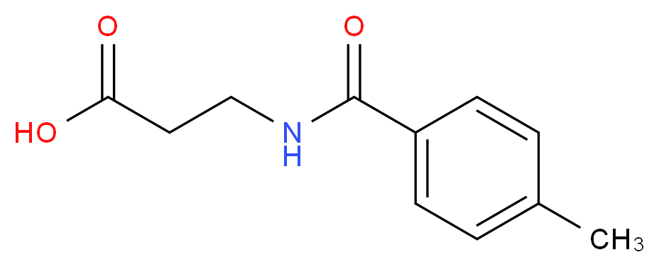 3-[(4-methylphenyl)formamido]propanoic acid_分子结构_CAS_446828-78-0