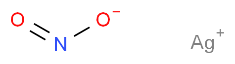 silver(1+) ion nitrite_分子结构_CAS_7783-99-5