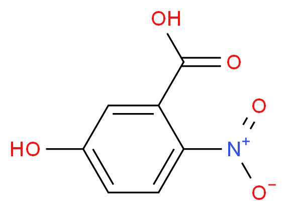 5-Hydroxy-2-nitrobenzoic acid_分子结构_CAS_610-37-7)