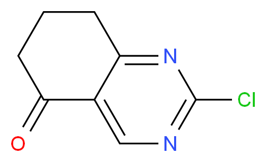 2-chloro-7,8-dihydroquinazolin-5(6H)-one_分子结构_CAS_1196156-64-5)