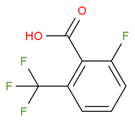 2-fluoro-6-(trifluoromethyl)benzoic acid_分子结构_CAS_32890-94-1