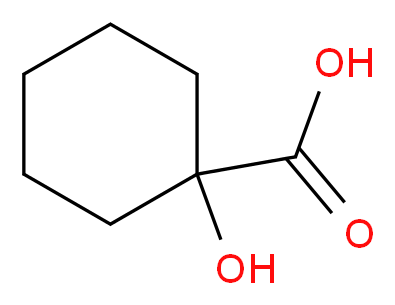 1-HYDORXYCYCLOHEXANE CARBOXYLIC ACID_分子结构_CAS_1123-28-0)