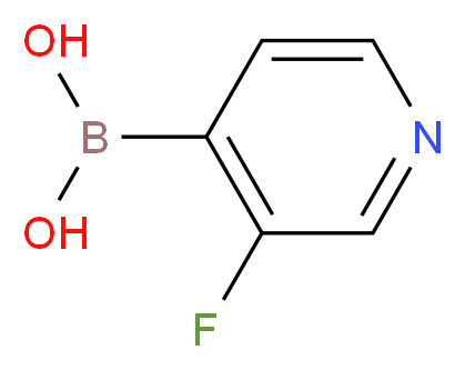 3-氟吡啶-4-硼酸_分子结构_CAS_458532-97-3)