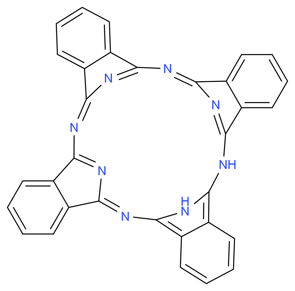 29H,31H-Phthalocyanine_分子结构_CAS_574-93-6)
